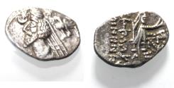 Ancient Coins - KINGS OF PARTHIA. Parthian Kingdom. SILVER DRACHM .