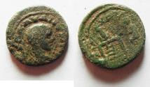 Ancient Coins - RARE: ARABIA. CHARACH-MOBA. ELAGABALUS AE 20
