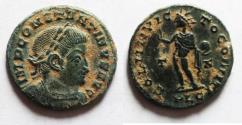 Ancient Coins - AS FOUND. BEAUTIFUL CONSTANTINE I AE FOLLIS.