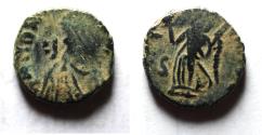 Ancient Coins - VANDALS / IMITATION? ROMAN AE 4