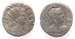 Ancient Coins - EGYPT, Alexandria. NERO SILVER TETRADRACHM.