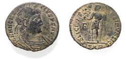 Ancient Coins - Magnentius (AD 351-353). AE cenenionalis (23mm, 5.61g). Arelate mint, 2nd officina.