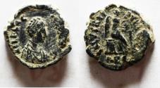 Ancient Coins - Aelia Flaccilla. AE 4.  AS FOUND