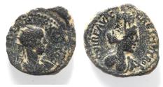 Ancient Coins - JUDAEA, Caesarea Maritima. Herennius Etruscus. As Caesar, 249-251 CE. Æ 22
