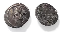 Ancient Coins - KINGS OF PARTHIA. Parthian Kingdom. SILVER DRACHM .