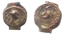Ancient Coins - Arabia Felix. Hadhramawt. First century BC-first century AD. Cast AE 24. Shaqar mint.