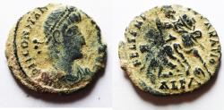 Ancient Coins - CONSTANTIUS II AE 3 . ORIGINAL DESERT PATINA. ALEXANDRIA