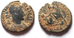 Ancient Coins - CONSTANTIUS II AE CENT. FALLEN HORSEMAN