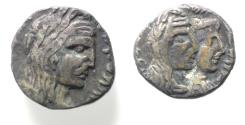 Ancient Coins - Arabia. Nabataean Kings. Aretas IV (9 BC-AD 40). AR sela . Petra mint. Struck c. c. AD 23/4-39/40.