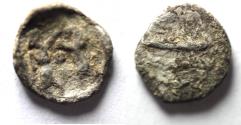 Ancient Coins - AS FOUND: PHOENICIA: Sidon. c. 346-343 BC. AR Obol or 1/16th Shekel