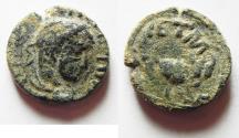 Ancient Coins - ORIGINAL DESERT PATINA: ARABIA. PETRA .ELAGABALUS AE 18