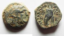 Ancient Coins - CHOICE: PTOLEMAIC KINGS of EGYPT. Ptolemy IX Soter II. 115-104/1 BC. Æ 18mm. Kyrene mint.