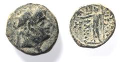 Ancient Coins - AS FOUND: SELEUKID KINGDOM. ANTIOCHUS XII. AE 16