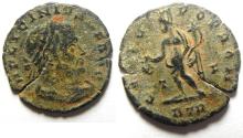 Ancient Coins - LICINIUS I AE FOLLIS , BARBIC? TRIER MINT