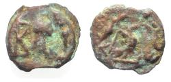 Ancient Coins - Arabia Felix. Hadhramawt. First century BC-first century AD. Cast AE 20mm, 3.49g. Shaqar mint.