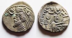 Ancient Coins - Parthian Kingdom. Phraatakes (c. 2 BC-AD 4). AR drachm. Mithradatkart