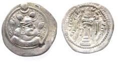 Ancient Coins - Sasanian Empire. Peroz (AD 459-484) AR Drachm