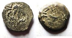 Ancient Coins - Judaea. Jewish War. First Revolt. AE Prutah. Year 3. 68/69 C.E.