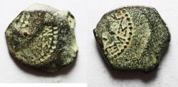 Ancient Coins - brokage: Judaea, Alexander Jannaeus, 103-76 BC, AE Prutot (Biblical Widow's Mites).