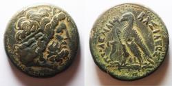 Ancient Coins - 41MM : PTOLEMAIC KINGDOM. Ptolemy IV Philopator (225-205 BC). AE drachm. Alexandria Struck 222-220/19 BC