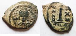 Ancient Coins - Maurice Tiberius AE DECANUMMIUM