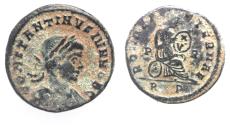 Ancient Coins - Constantine II (Caesar, AD 316-337). AE Follis. Rome.