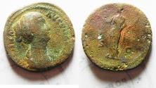Ancient Coins - FAUSTINA II AE AS