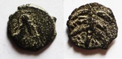 Ancient Coins - Judaea. Caesarea Maritima. First century AD. AE minima