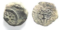Ancient Coins - Judaea, Alexander Jannaeus, 103-76 BC, AE Prutah (Biblical Widow's Mite)