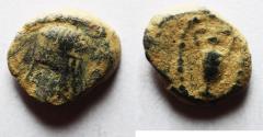Ancient Coins - Kings of Parthia. Æ Chalkous. Artabanos II (10-38 AD). AMPHORA