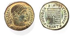 Ancient Coins - CONSTANTINE I AE FOLLIS. CAMP GATE
