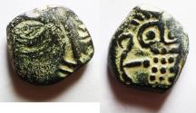 Ancient Coins - ARABIA, Northwestern. Lihyan. 2nd–1st centuries BC. Æ ‘Drachm’ . Imitating Athens.