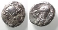 Ancient Coins - Eastern Imitation of Athens. Fourth century BC. AR tetradrachm (23mm, 16.84g).
