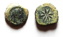 Ancient Coins - EGYPT. ALEXANDRIA. TRAJAN AE DICHALCON. NICE