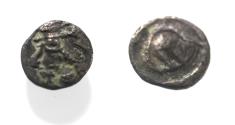 Ancient Coins - Kings of Persis. 2nd century BC. AR Obol