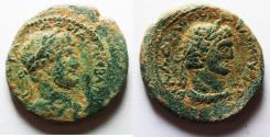 Ancient Coins - CHOICE AS FOUND: Decapolis. Philadelphia. Hadrian. AD 117-138. Æ 24