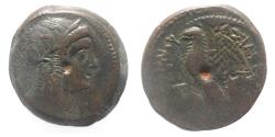 Ancient Coins - PTOLEMAIC KINGS of EGYPT. Ptolemy V or Ptolemy VI. 204-180 BC or 180-145 BC. Æ.