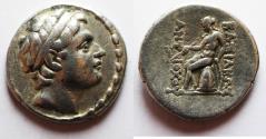 Ancient Coins - Seleukid Kings. Antiochos III the Great (222-187 BC). AR tetradrachm (28mm, 16.80g). Antioch on the Orontes mint. Struck ca. 204-197 BC.