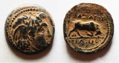 Ancient Coins - Seleukid Kings of Syria. Seleukos I Nikator ; 312-281 BC. AE 19
