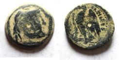 Ancient Coins - ORIGINAL DESERT PATINA. PTOLEMY II AE 23. ALEXANDRIA MINT. ALEXANDER THE GREAT'S HEAD