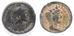 Ancient Coins - Trajan struck in Laodikeia ad Mare, Syria. AE 25