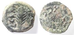 Ancient Coins - as found: JUDAEA. Porcius Festus Procurator under Nero AE Prutah. 58/59 C.E.