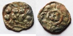 World Coins - Crusaders. Italy. Lucca. Enrico III. IV or V (1039-1125). AR Denaro