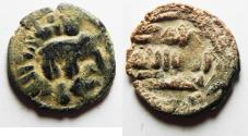 World Coins - ISLAMIC, Umayyad Caliphate. AE FALS. HUMS MINT. ELEPHANT