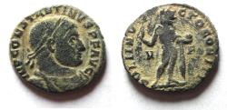 Ancient Coins - ORIGINAL DESERT PATINA: CONSTANTINE I AE FOLLIS.