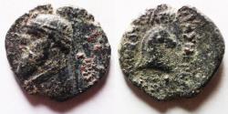 Ancient Coins - KINGS of PARTHIA. Mithradates II. 121-91 BC. Æ Dichalkon .