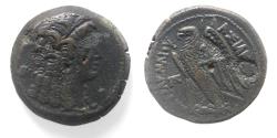 Ancient Coins - PTOLEMAIC KINGS of EGYPT. Ptolemy V or Ptolemy VI. 204-180 BC or 180-145 BC. Æ.