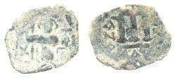 World Coins - ARAB BYZANTINE . IMITATING CONSTANS II AE FOLLIS