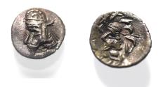 Ancient Coins - Kings of Persis. 2nd century BC. AR Obol