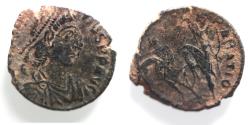 Ancient Coins - CONSTANTIUS II AE . FALLEN HORSEMAN